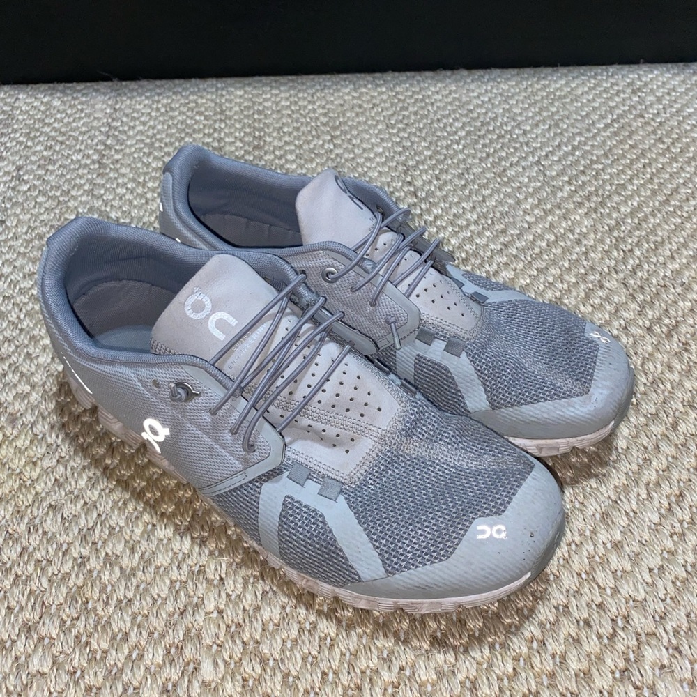 On cloud shoes